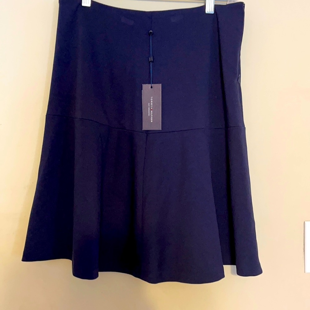 Navy blue suit skirt